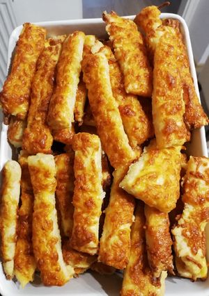 Omlós sajtos rudacskák recept fotója