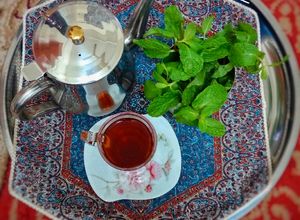 Foto resep Arabic Black Tea (Za'tar& Sage flavour) شاي الزعتر والميرمية