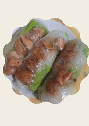 Foto resep Salad roll ayam blackpepper