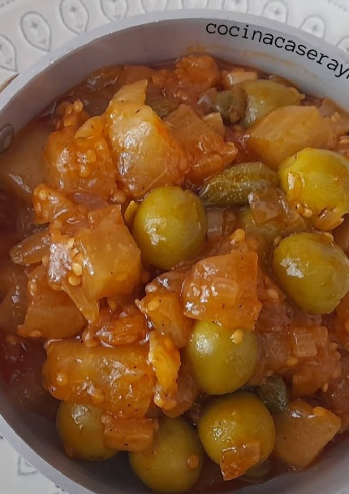 Una foto de Caponata de berenjena