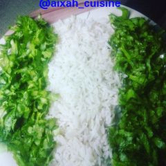 A picture of Nigeria@60 rice.
