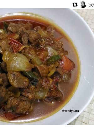 Foto resep Ati ampela pedas manis