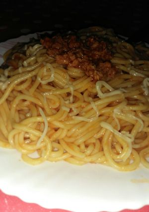 صورة لوصفة سباغيتي 🍴🍝🍝🍴