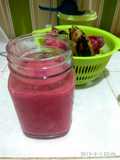Smoothies Buah Alkesa Naga Pisang