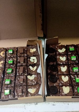 Foto resep Brownies shiny crust