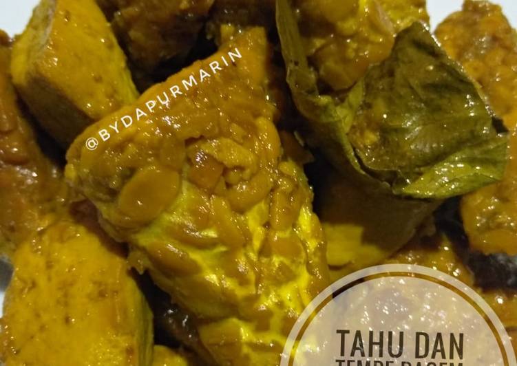 Cara Gampang Membuat 27. Tahu Tempe Bacem ala Dapur Marin, Enak Banget