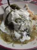 Chile mexicano en salsa de tomatillo ranchero