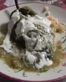 Chile mexicano en salsa de tomatillo ranchero