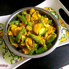 Green chilli and lemon pickle A picture of Green chilli and lemon pickle.