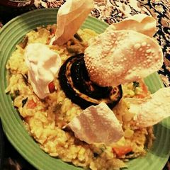A picture of Moong dal khichdi.