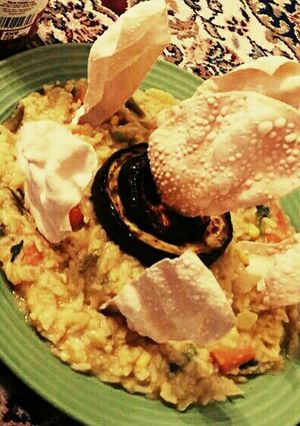 A picture of Moong dal khichdi.