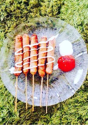 Foto resep Sate Sosis Goreng