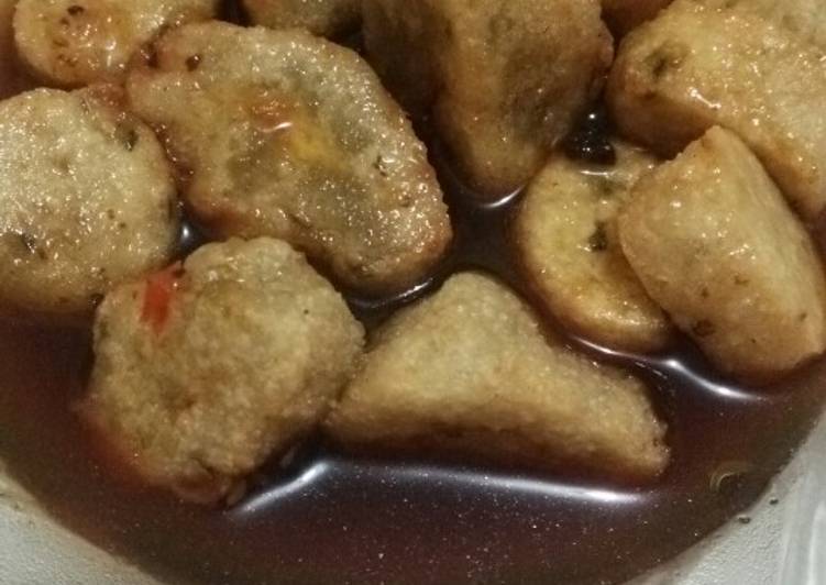 Pempek telur tanpa ikan