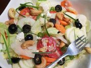 A picture of iceberg lettuce salad