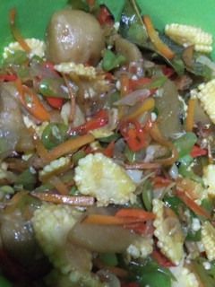 Foto resep Tumis jagung muda