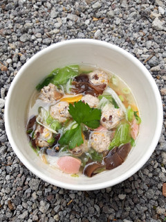 Foto resep Soup Bakso Lohoa (bakso rambutan)