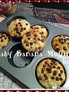 Foto resep Baby Banana Muffin🍌🍪