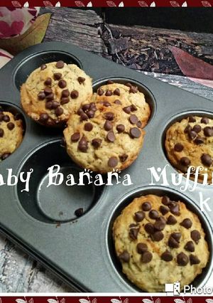 Foto resep Baby Banana Muffin🍌🍪