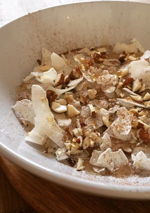 A picture of Sweet Date and Coconut Chia Seed Pudding.