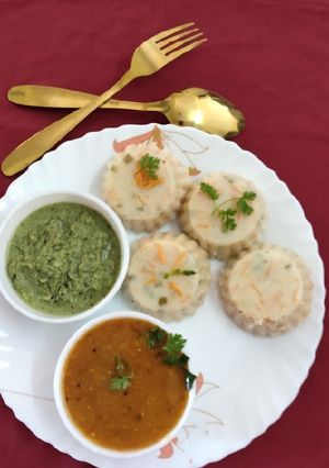 A picture of Vegetable idli.