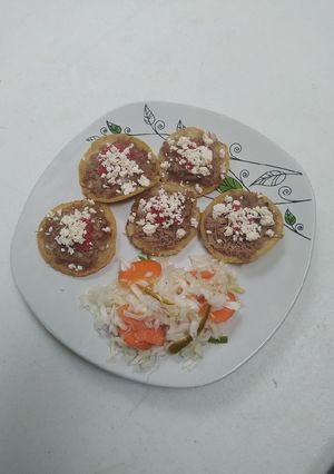 Una foto de Garnachas de res al estilo de San Francisco Ixhuatan