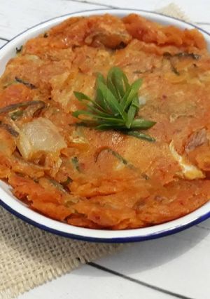 Foto resep Pancake Kimchi/Kimchi-Jeon 김치 전