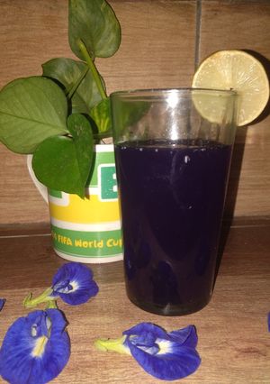 Foto resep Minuman Sate Buntel Bunga Telang