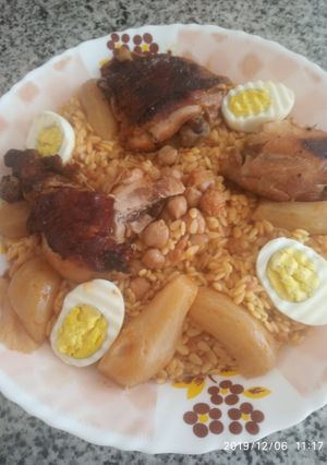 صورة لوصفة لسان الطیر بالدجاج