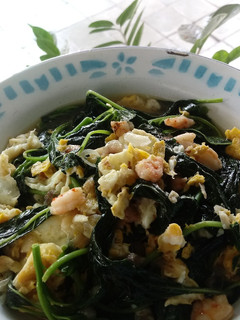 Foto resep Ca bayam telur