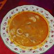 Sopa de marisco hecha en Thermomix (Familia Addams)