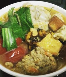 bún riêu cua đồng giò heo