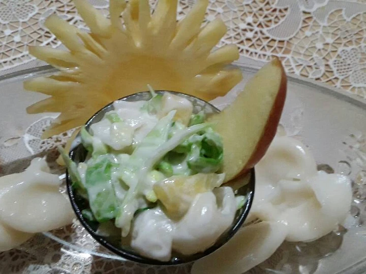 Easy Steps to Prepare Recipe Easy Creamy coleslaw salad that is Really Delicious, Delicious}