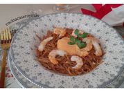 A picture of shellfish noodle