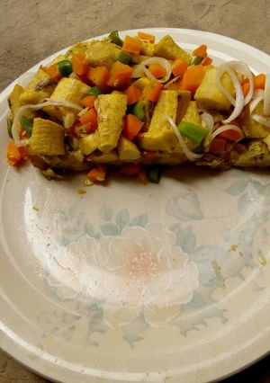 A picture of Plantain fiesta #plantainrecipecontest#.