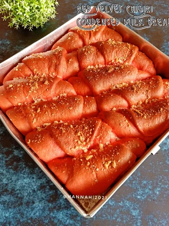 Cara Gampang Membikin Resep Red Velvet Chigiri Condensed MiLk Bread yang Enak Banget Anti Ribet, Bikin Ngiler