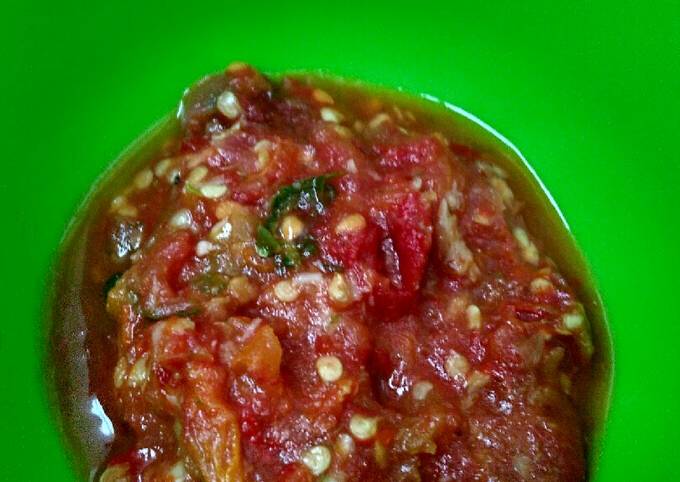 Sambal tomat biasa
