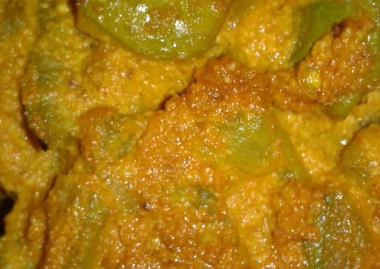 Pointed gourd poppy seeds curry