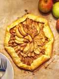 Cherry apple galette