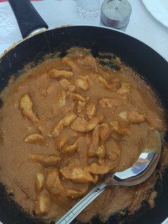 Una foto de Pollo al curry