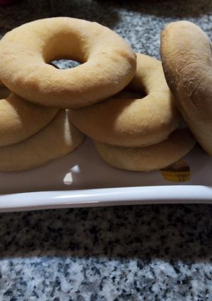 Una foto de Donas al horno!! Súper fáciles!! 🍩🍩