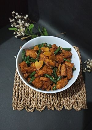 Foto resep Tumis Tempe Kacang Panjang