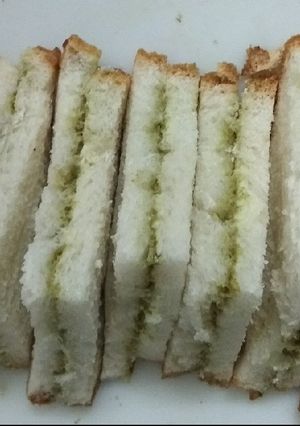 A picture of Green Chutney Cold Sandwich.