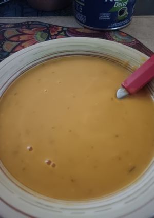 Una foto de Crema de zapallo asado