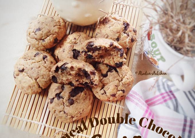 🍪 Oatmeal Double Chocolate Cookies 🍪