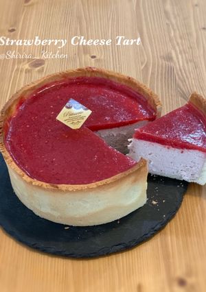 Foto resep Strawberry cheese tart
