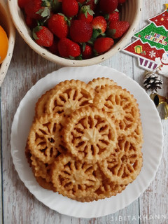 A picture of Rose cookie (Rosa cookies).