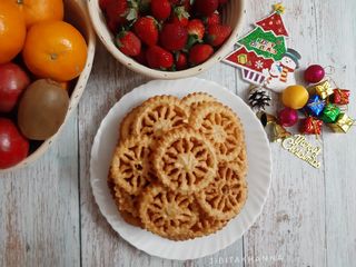 Rose cookie (Rosa cookies)