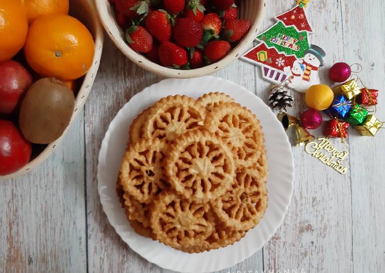 Rose cookie (Rosa cookies)