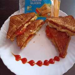 A picture of चीज़ सैंडविच(cheese sandwich recipe in hindi).