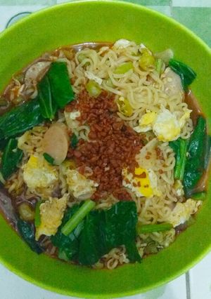 Foto resep Orak arik mie instan sawi hijau